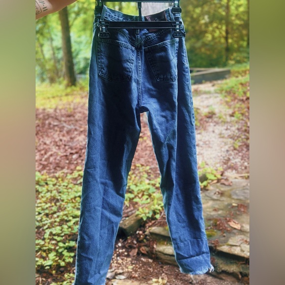 PEPE LONDON triple button high waisted jeans!! - Picture 2 of 4